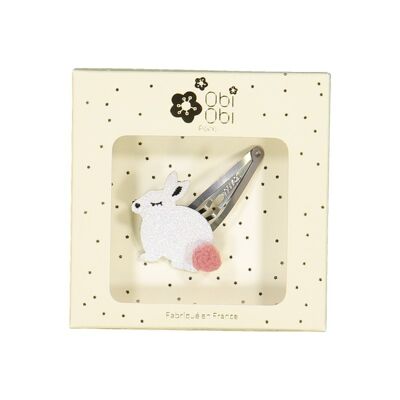 White Rabbit Hair Clip - Set of 6