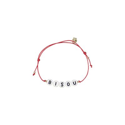 Bracelet BISOU Fil Rouge (Lot de 6)