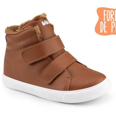 Bibi Agility Winter Sneakers - Caramel with Fur