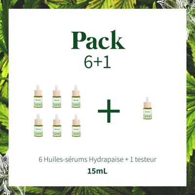 Lot 6 x Hydrapaise® oil 15mL + 1 FREE TESTER