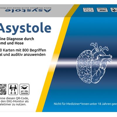 Asystole Kartenspiel für Mediziner:innen