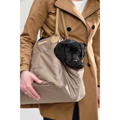 Brown dog or cat carrier bag
