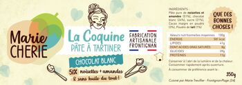 Pâte à tartiner "La Coquine" / 350g 4