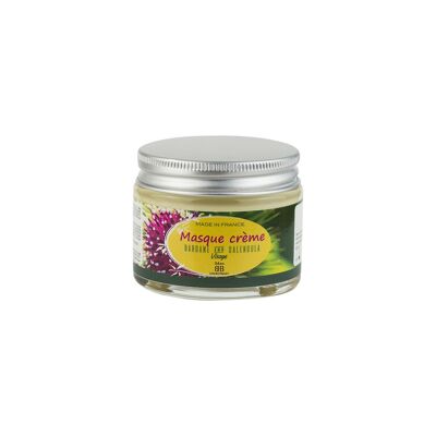 Masque crème, bardane et calendula