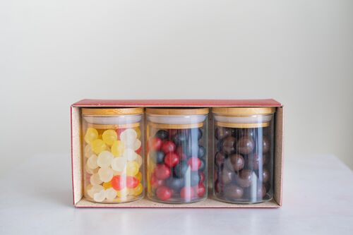 Assortiment de 3 bonbonnières