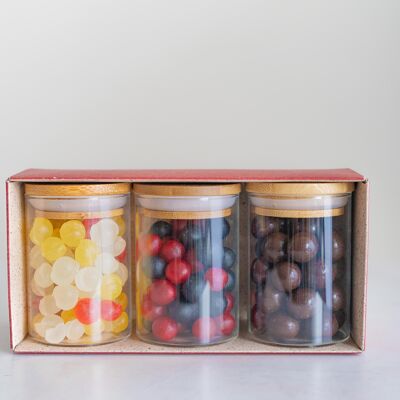Assortment of 3 candy boxes