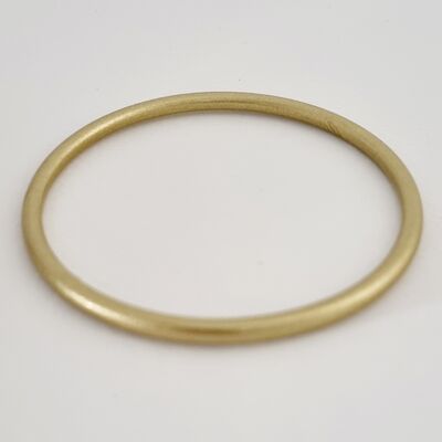 Armreif aus Horn - 3 mm - Gold