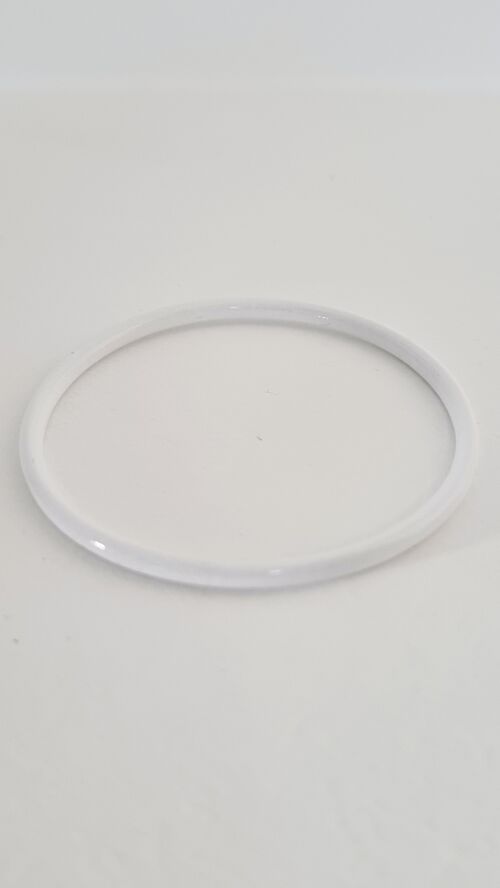Bracelet Jonc Corne -  3 mm - White