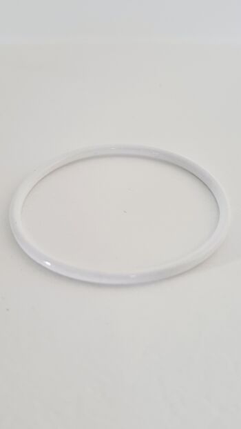 Bracelet Jonc Corne -  3 mm - White 1