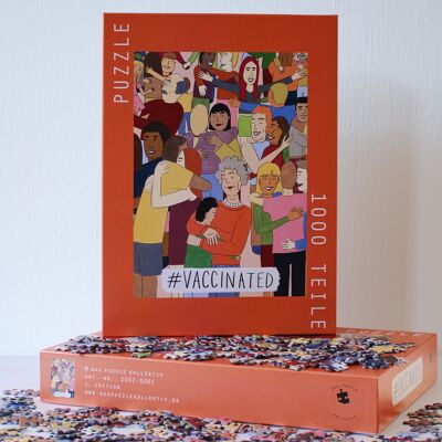 The puzzle collective 1000 pieces #VACCINATED