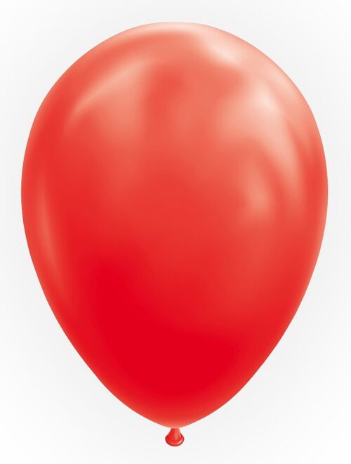 10 Balloons 12" red