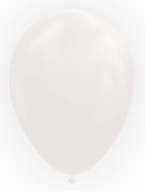 10 Balloons 12" white
