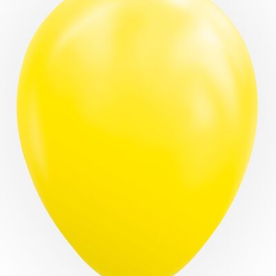 10 Ballons 12" gelb