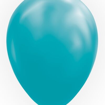 10 Balloons 12" turquoise