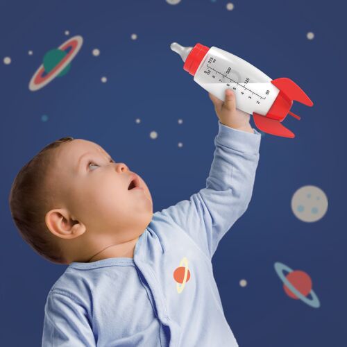 Space Rocket Baby Bottle