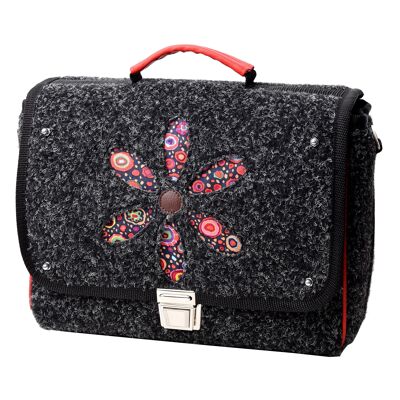 LAPTOP BAG Retroflower black - 15 Zoll