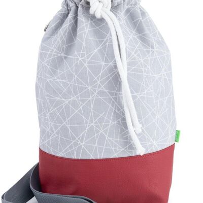 Switch Bag Scribble als Umhängetasche und als Rucksack
