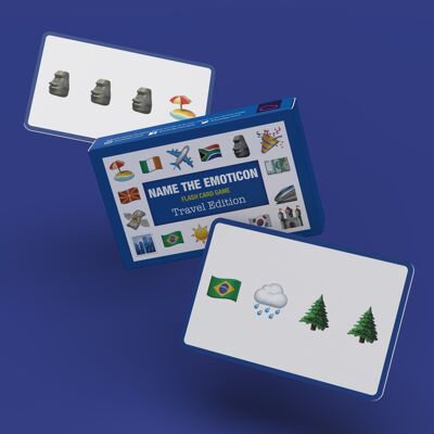 Name The Emoticon - Viajes - Juego de cartas