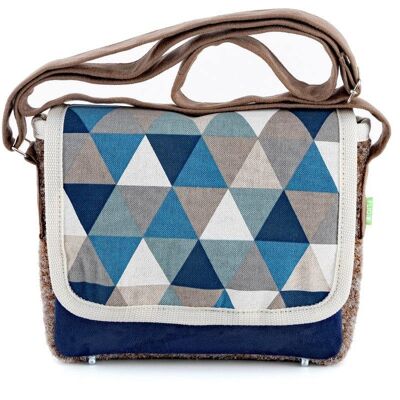 XS Bag Triangle blue-beige