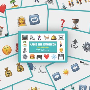 Name The Emoticon - TV - Jeu de Cartes 3