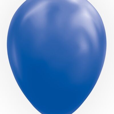10 Ballons 12" bleu foncé