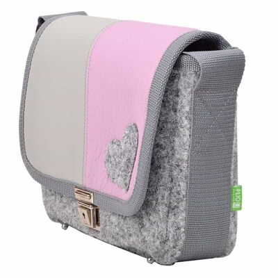 XS Bag Candy Heart rose-grey