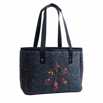 City Shopper Retroblume schwarz