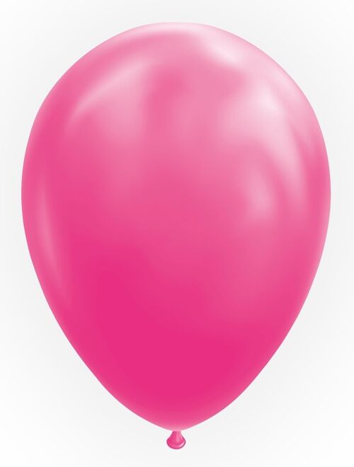 10 Balloons 12" hot pink