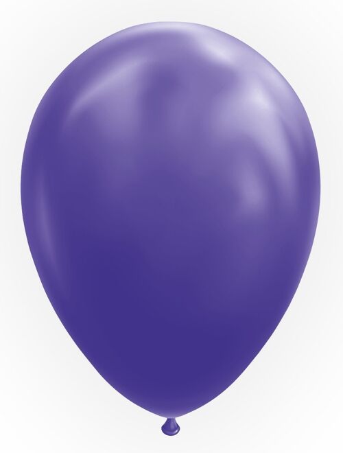 10 Balloons 12" purple