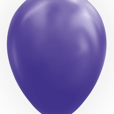 10 Balloons 12" purple