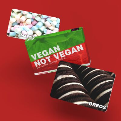 Vegan Not Vegan - Juego de cartas