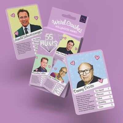 Weird Crushes - Hollywood Hunks - Card Game