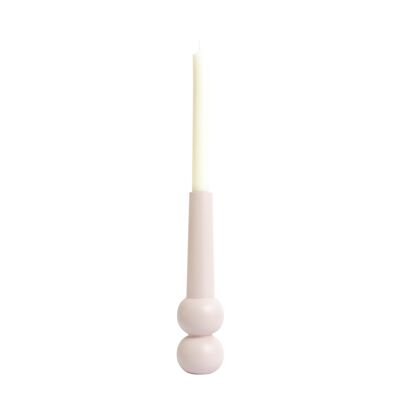 LEMON LILY, candleholder cone high (32cm) -  rose