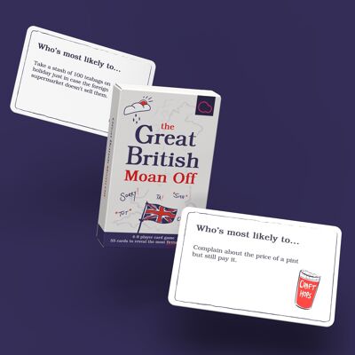 Great British Moan Off - Juego de cartas