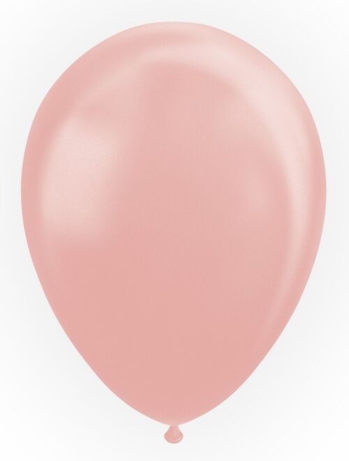 10 Balloons 12" pearl rose gold