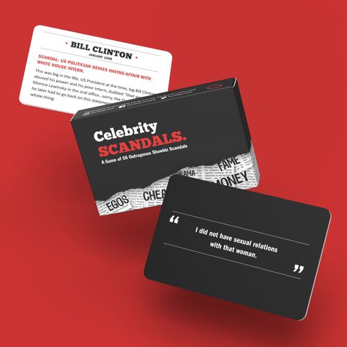 Celebrity Scandals - Card Game