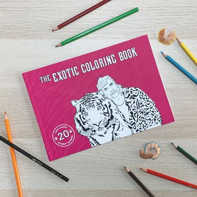 Il libro da colorare esotico