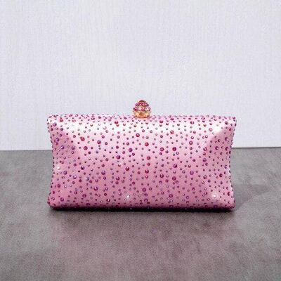 Saint Tropez Diamond Star Dust Macaron Evening Bag__