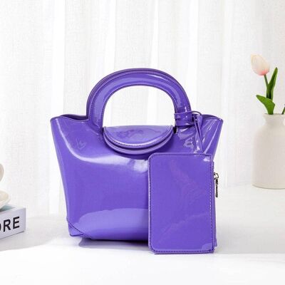 Saint Tropez Doll Purple Lacquer Bag__