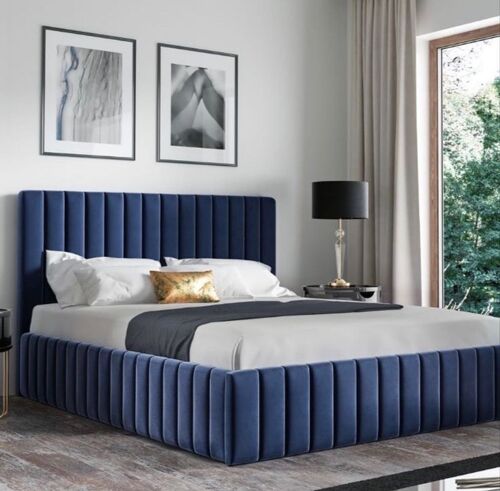 Lourdes Upholstered Bed Frame - 4.6FT Double