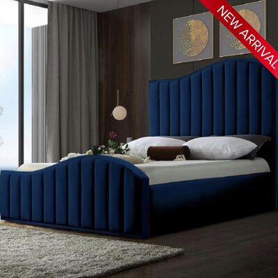 Duval Upholstered Bed Frame - 5.0FT King Size