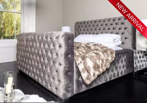 Grande Windemere Upholstered Bed Frame - 5.0FT King Size
