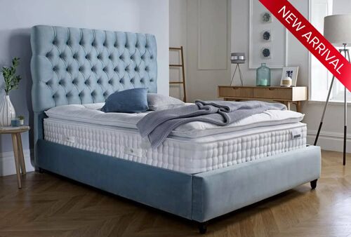 Grande Chesterfield Upholstered Bed Frame - 5.0FT King Size