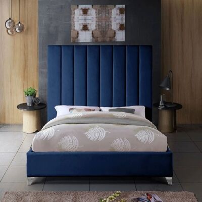 Zelda Upholstered Bed Frame - 5.0FT King Size - 54 Inches