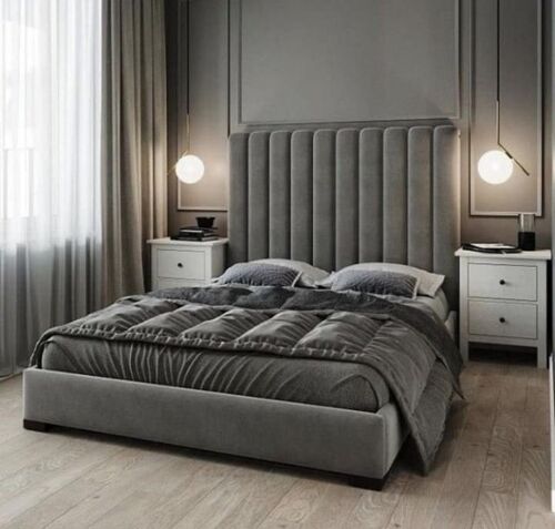 Apollo Designer Upholstered Bed Frame - 6.0FT Super King - 54 Inches