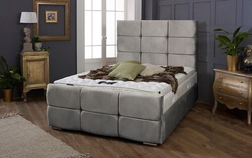 Bronx Upholstered Bed Frame - 4.6FT Double