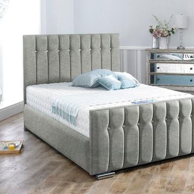 Florence Upholstered Bed Frame - 5.0FT King Size