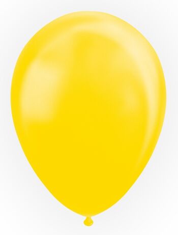 10 Ballons 12" jaune perle 1