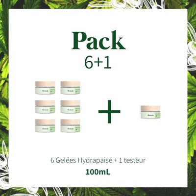 Lot 6 x Hydrapaise® jelly 100mL + 1 FREE TESTER
