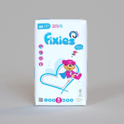 Diapers Fixies Maxi 7/18 kg x 48